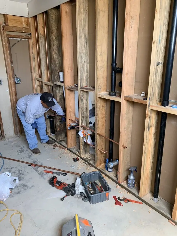 Commercial rough-in plumbing for Gas Line Repair in Show Place
